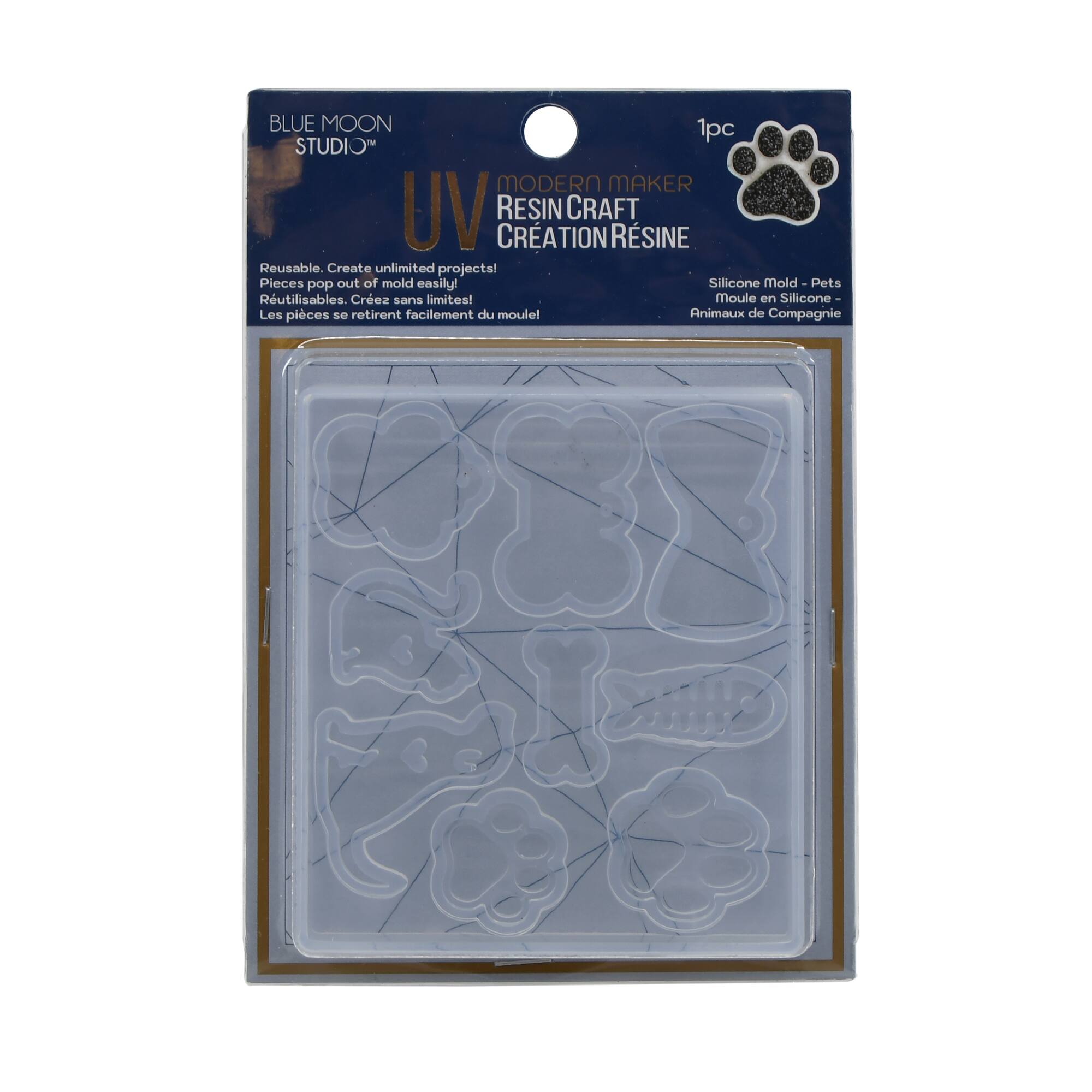 Blue Moon Studio™ UV Resin Craft Pets Silicone Mold